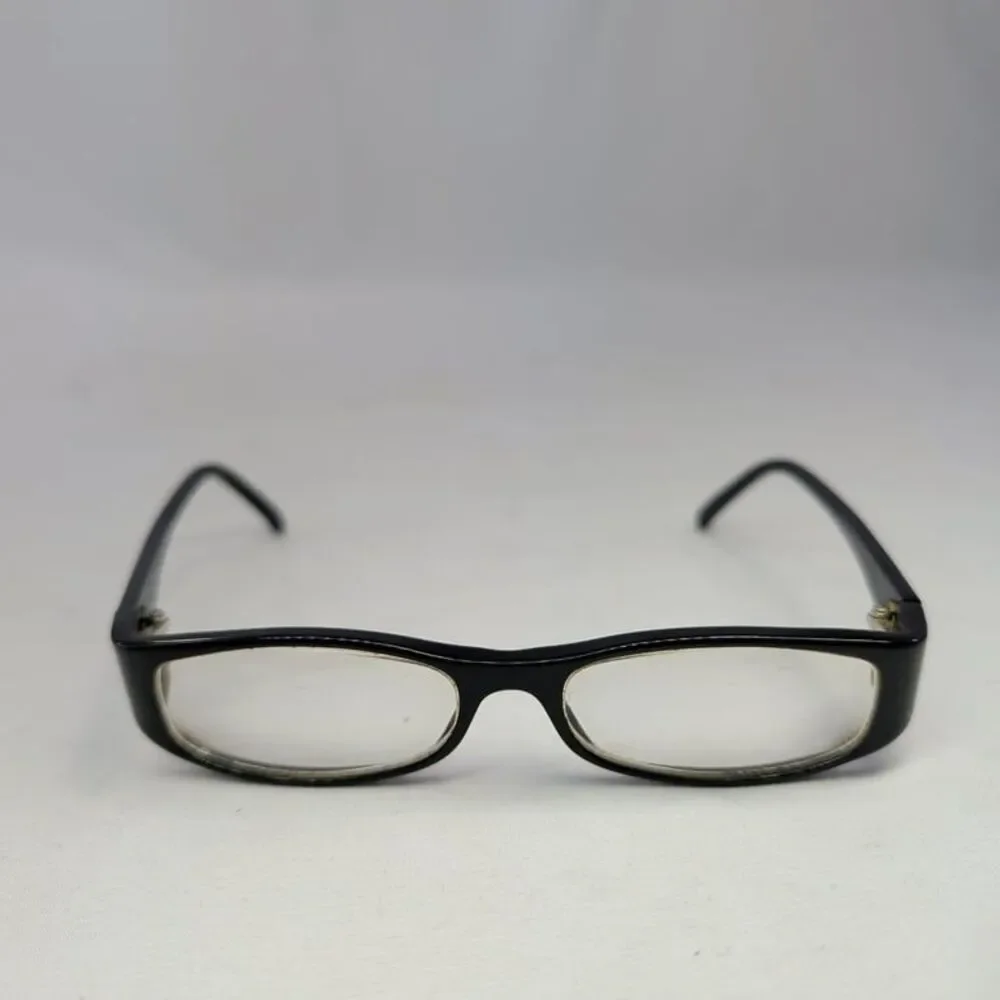 Gucci GG 2511 Eyeglass Frames Womens Black Rectangular GG Logo Italy Pre-Owned - Picture 8 of 9